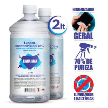 Higienizador de Bolso Sachê Lenço Umedecido Álcool Isopropilico 70