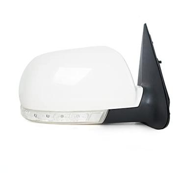 Imagem de JESYMBX Para Hyundai Santa Fe 2.4L 2.7L 2007-2012 Espelho retrovisor lateral dobrável de carro 8PINS com lâmpada