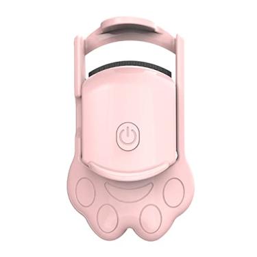 Imagem de Curvador de cílios elétrico, suave para a pele, silicone, natural, radiante, seguro, anti-queimadura, economia de tempo, ondulação rápida e duradoura