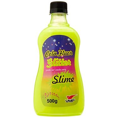 Imagem de Cola Color Fluo Gli 500G Cor Unica Caixa C/6 Amarelo