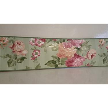 Imagem de Borda de papel de parede Springmaid – 7051107 rosa antigo
