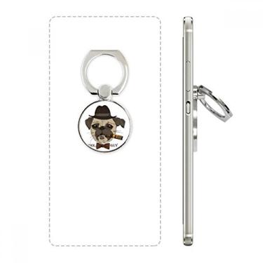 Imagem de Suporte de argola ajustável para cães e cigarros estilo britânico
