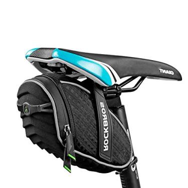 Imagem de Bolsa De Selim Banco Bicicleta Rockbros Preta 1.2 Litros Top