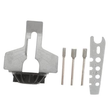 Imagem de Parliky 1 Conjunto Moedor De Corrente Afiador De Motosserra Elétrica Afiador De Corrente De Motosserra Bits De Afiador De Motosserra Substituição Pedaços De Remo Arquivo Manual Girar Metal