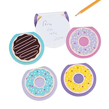 Imagem de Diversão Express – Blocos de notas para festa de donut (2 dz) para aniversário – Papelaria – Blocos de notas – Blocos de notas – Aniversário – 24 peças