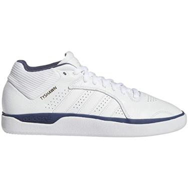 Imagem de adidas Sapatos masculinos Tyshawn, Nuvem, branco, nuvem, branco-sombra, azul-marinho, 13