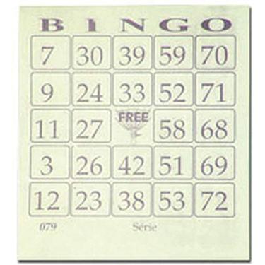 Imagem de Bloco Para Bingo Amarelo 110X100Mm 100 Folhas Pacote Com 15-509