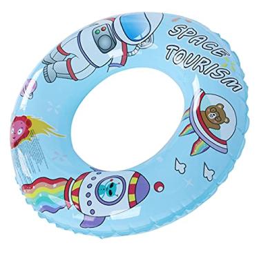 Imagem de Tubo de flutuação de piscina inflável, anel de tubo de flutuação de piscina de 70 cm PVC para crianças para piscinas