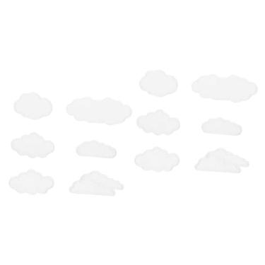 Imagem de Lurrose 12 Peças Adesivos De Pano De Costura Letras Adesivos Costurar Em Remendos Para Reparar Capa De Telefone De Desenho Animado Remendos De Ferro Em Nuvem Costurar Em Nuvens Faça Você