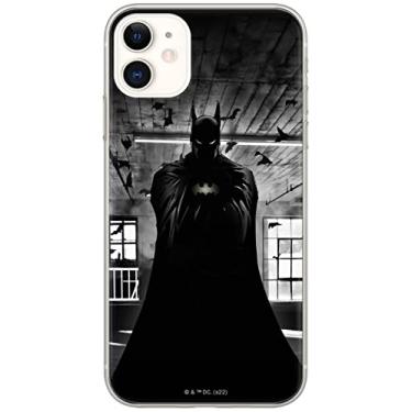 Imagem de ERT GROUP Capa de celular para iPhone 11 original e oficialmente licenciada DC padrão Batman 068 otimamente adaptada à forma do celular, capa feita de TPU