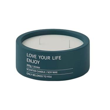 Imagem de 2 peças Nordic Minimalista e Criativo Cerâmica Fragrância Casa Copo Vazio Vela de Soja Copo Vazio Para Casamento, Jantar, Festa-Curto 4-OW-R0001 Aroma de Óleo de Citronela