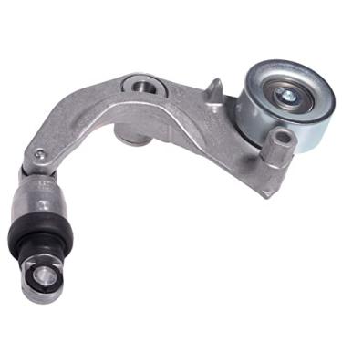 Imagem de KEYOOG Tensor de correia de transmissão acessório 39077 com conjunto de polia (para L4 1,8L) adequado para Honda Civic 2007-2011 (OE # 31170RWK015)
