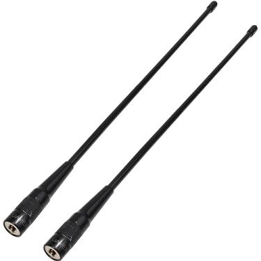 Imagem de UAYESOK Antena GMRS (462-467 MHZ) SMA-Macho Atualização de chicote macio de 38 cm para rádios portáteis BaoFeng UV-5X UV-5G Radioddity GM-30 Retevis RB27 TIDRADIO GM-5R GMRS (pacote com 2)