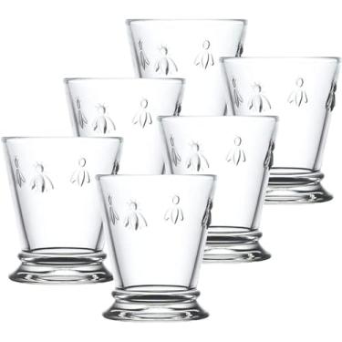 Imagem de Conjunto de 6 copos La Rochere Napoleon Bee – Conjunto de copos La Rochere Bee – Copos de vidro extravagantes (255 g)