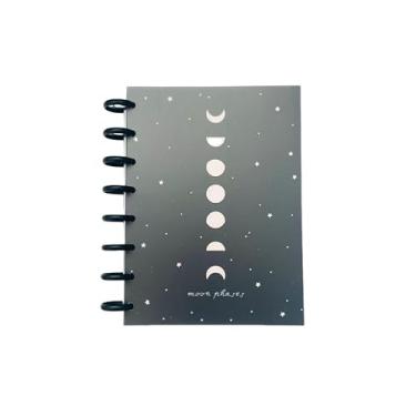 Imagem de Caderno de Disco Inteligente Avocado - Luas Moon Phases Tamanho Grande (27,5x20 cm)