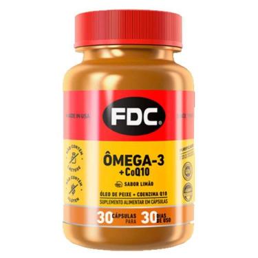 Imagem de Ômega 3 Óleo De Peixe Fish Oil + Coenzima Q10 Coq10 Fdc 30Cp - Fdc Vit