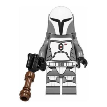 Imagem de Jango Fett Mandalorian Star Wars Boneco Blocos De Montar