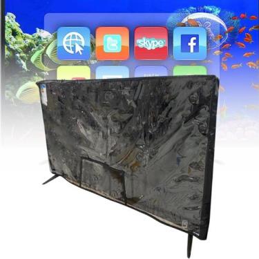 Imagem de Capa para tv led qled plasma 65 polegadas cristal - Clean Capas, Trans