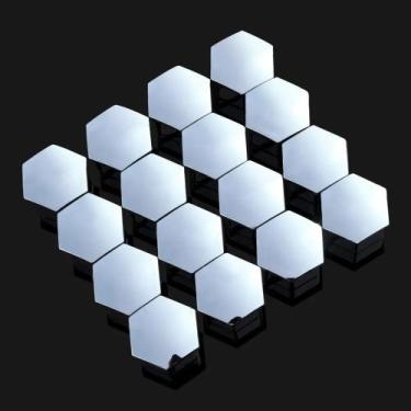 Imagem de 16 Tampas Capa Parafuso Roda Peugeot Citroen Cromado - SCA_ONLINE