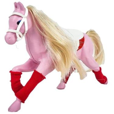 Imagem de Brinquedo Cavalo Realista Grande Animais Da Fazenda 20cm - Apolo Brinq