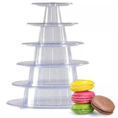 Imagem de Torre para Macarons 6 Pisos (95 Mararons) 1 Unidade - San Felipo
