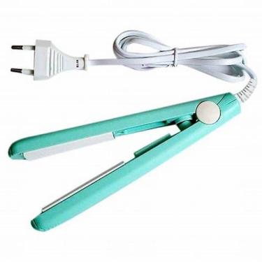 Imagem de Mini Chapinha Prancha De Bolsa Portátil Cabelo Bivolt - Cemtec, Azul-c