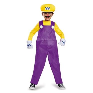 Imagem de DISGUISE Fantasia infantil Wario Mario 98815K Deluxe para Halloween, M