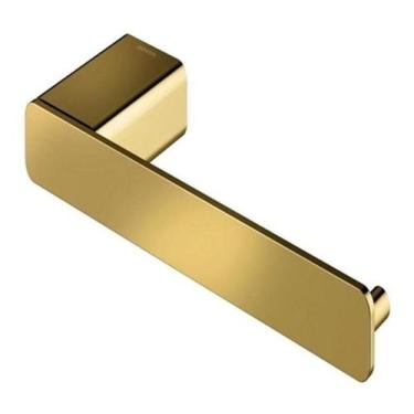 Imagem de Papeleira Porta Papel Higiênico Docolflat Ouro Polido 960843