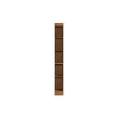 Imagem de Modulado de Quarto Armário Cantoneira Rizon/Linea c/ 4 Prateleiras s/ Portas Freijó-Cum...