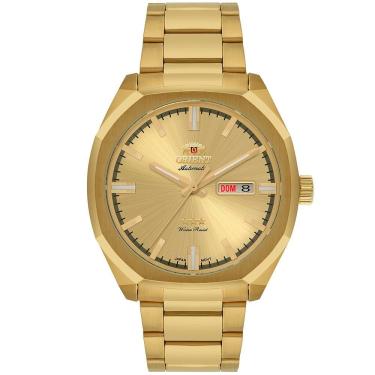 Imagem de Relógio Orient Masculino Ref: Nh3gg008 C1kx Automático Dourado