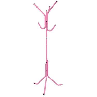 Imagem de Cabideiro De Chão Pintura Eletrostática Rosa - AC UTILIDADES, GRANDE