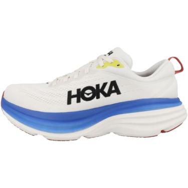 Imagem de Hoka One One Tênis de corrida feminino para pista e estrada, Blanc De Blanc Virtual Blue, 45