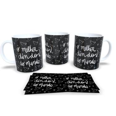 Imagem de Canecas Personalizadas Dinda e Dindo - Estampa Sublimada, Mod.5