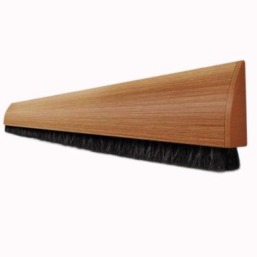 Imagem de Veda Porta Escova Comfort Door Adesivo 80cm, Marrom Claro