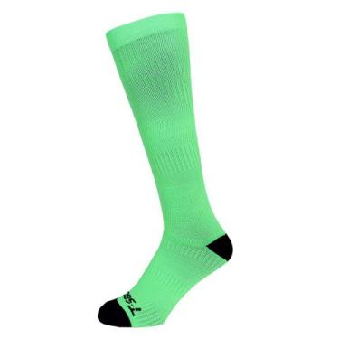 Imagem de Meia Compressão Esportiva Cano Alto - T-SOCKS , 33 ao 37, Verde citric