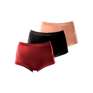 Imagem de Kit com 3 Calcinhas Demillus 26406 Colorido