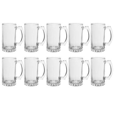 Imagem de 10 Canecas de Chopp e Cerveja Berlim Vidro Lotusglass 500ml