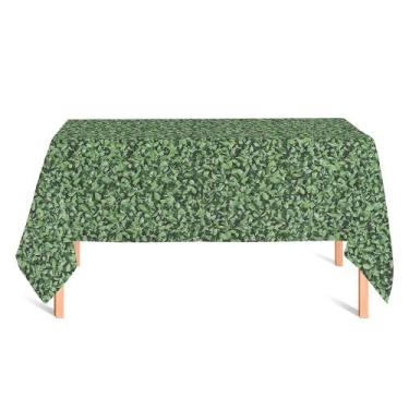 Imagem de Toalha de Mesa Retangular em Tecido Jacquard Estampado Muro Inglês