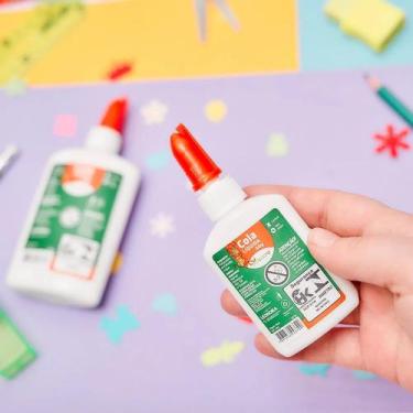 Imagem de Cola Branca Escolar Liquida 40 Gramas Leo&Leo