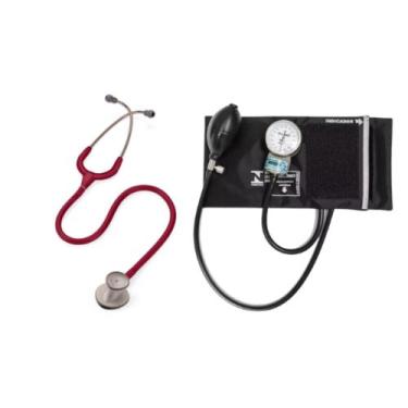 Imagem de Kit Estetoscópio Littmann Lightweight + Esfigmomanômetro Pamed - Cores