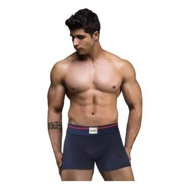 Imagem de Kit 02 Cuecas Boxer Cotton Penteado Algodão Nawes N 27, P, Sortido