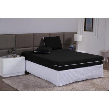 Imagem de Capa Protetora de Colchão Queen com Zíper Malha Gel Lisa 30 cm de Altu