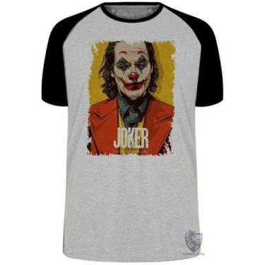 Imagem de Camiseta Coringa Sorriso Blusa Plus Size extra grande adulto ou infant