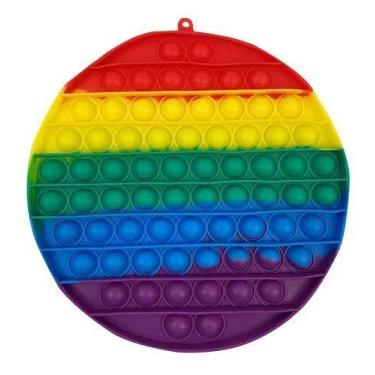Imagem de Pop It Círculo Colorido Mágico  20cm - Universo Pop It