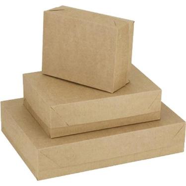 Imagem de Caixa para Presente com Tampa KRAFT Pequena 19X14,5X7,5CM Pacote com 1