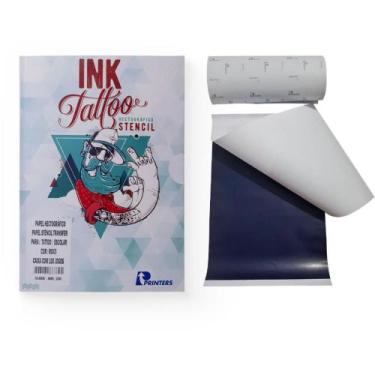 Imagem de Papel Hectográfico Estêncil para Tatuagem Roxo - Caixa com 100 Unidade