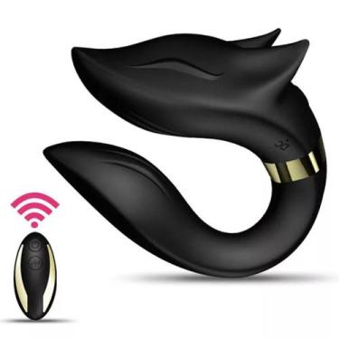 Imagem de Vibrador Casal Fox C/ Controle 2 Motores Recarregável Usb - Vbrante