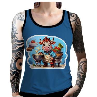 Imagem de Regata Camiseta Tshirt Chefe Vaquinha Cozinheira Cozinha 4 - Enjoy Sho