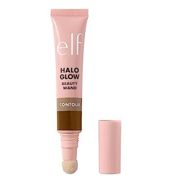 Imagem de Contorno bornzer E.l.f. e.l.f. Halo Glow Contour Beauty Varinha, varinha de contorno líquido para um visual naturalmente esculpido, fórmula construível, vegana e sem crueldade, médio/bronzeadoCor mediun/tan