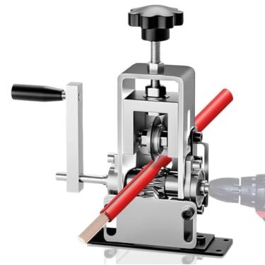 Imagem de Ferramenta Manual de Descascamento de Fios 1-21 mm Cabo Máquina Elétrica de Descascar, Decapador de Fio Eletrico, Uporte de Manivela Manual Use com Furadeira Elétrica Manual